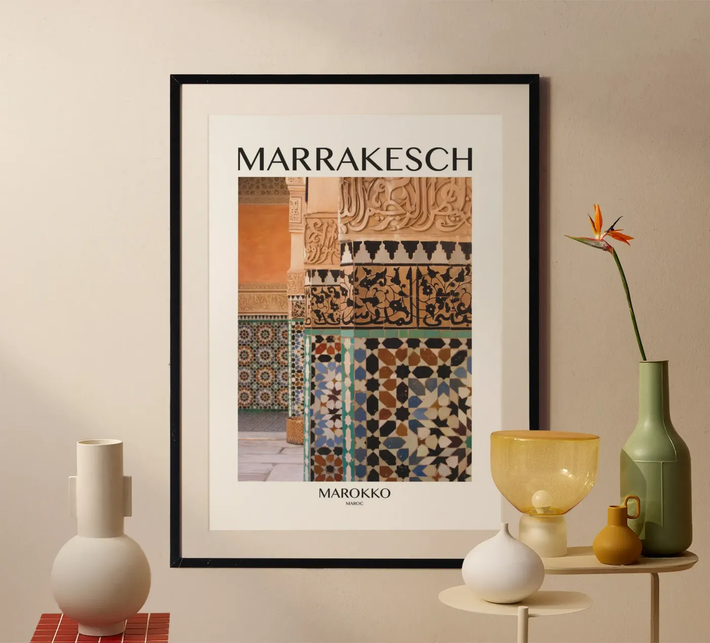 Marrakech mosaic poster by SusanneSchulz