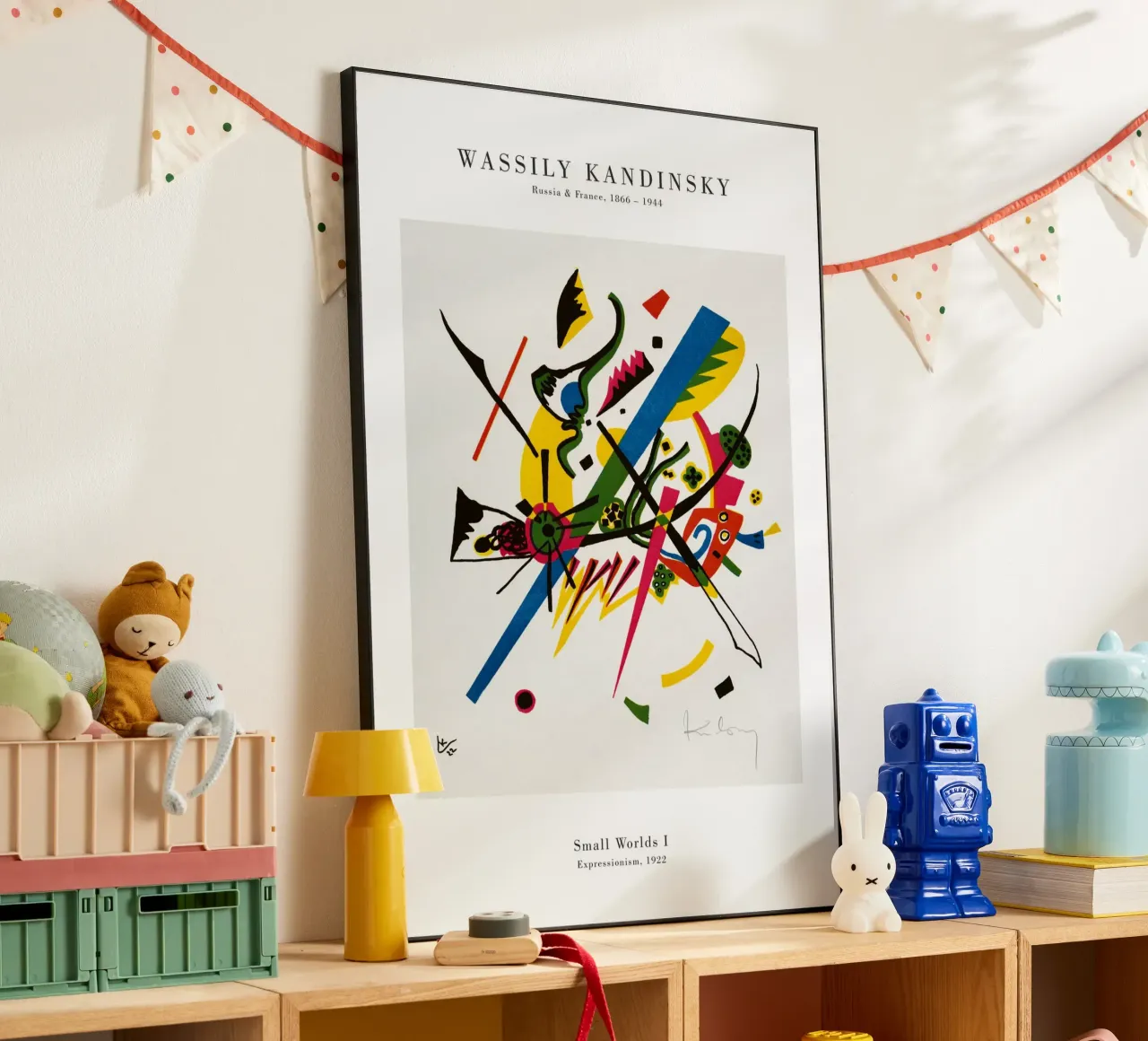 Wassily Kandinsky - Kleine Welten I alluminio dibond da Old Masters