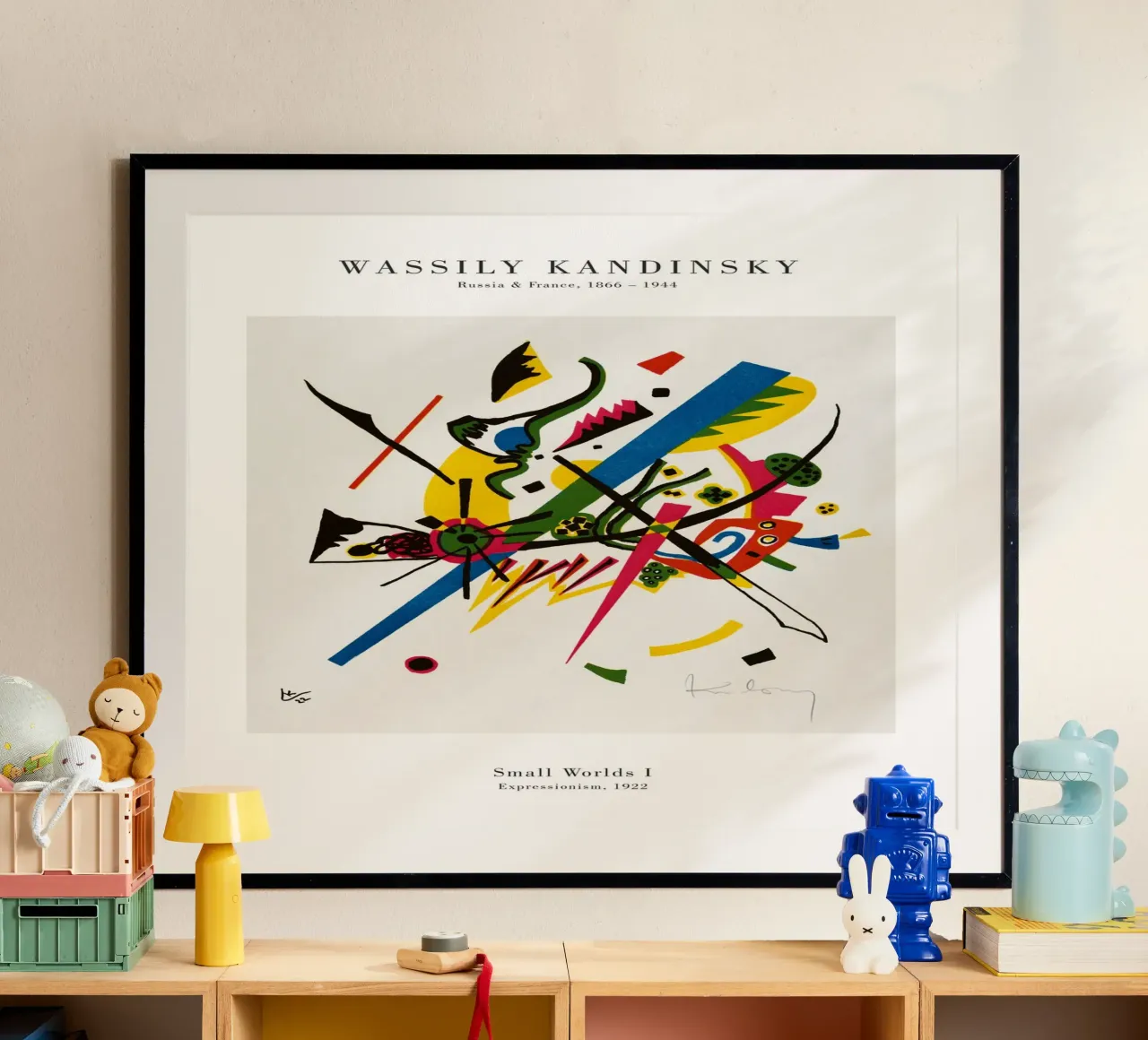 Wassily Kandinsky - Kleine Welten I carta hahnemühle da Old Masters