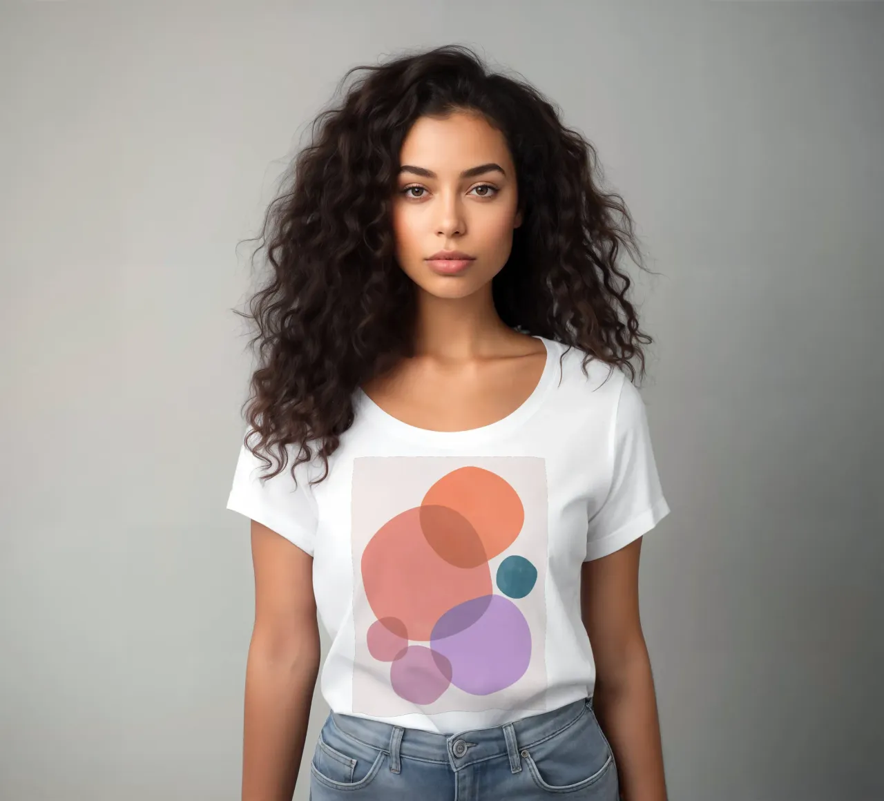 Bubbles N2 women's fitted t-shirt by susanapaz