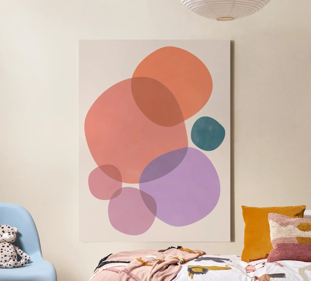Bubbles N2 tela con Cornice a cassetta da susanapaz