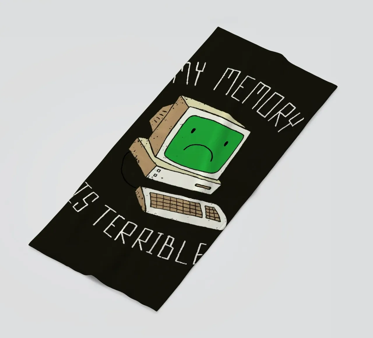 My Memory Is Terrible beach towel by DinoMike