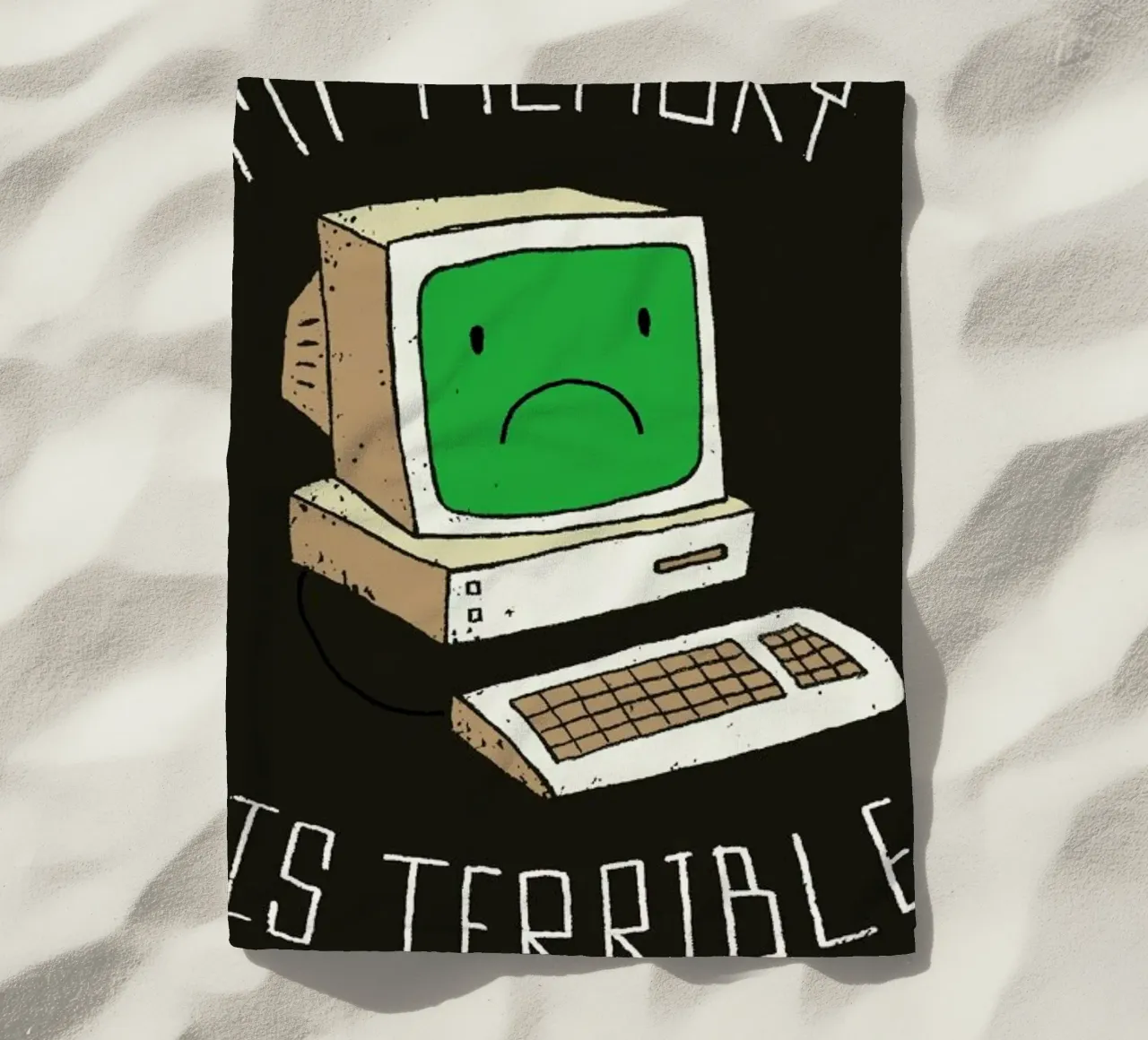 My Memory Is Terrible beach towel by DinoMike