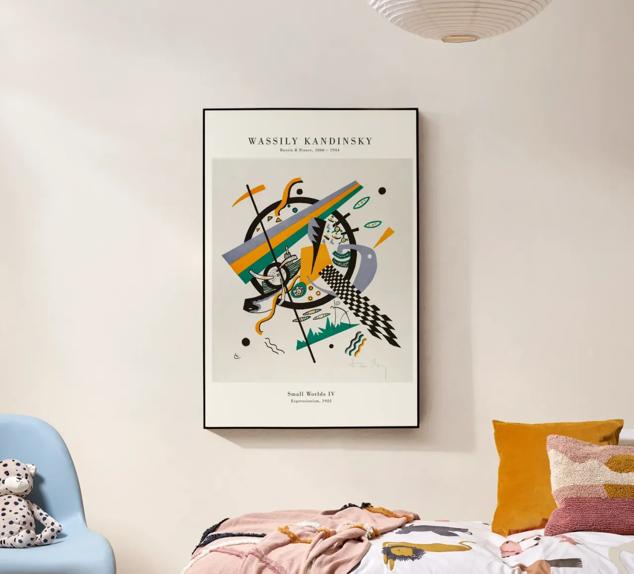 Wassily Kandinsky - Kleine Welten IV acrylic glass by Old Masters