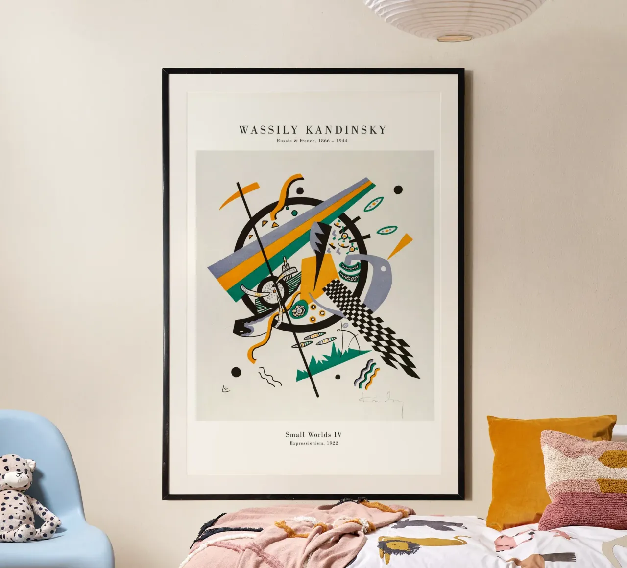 Wassily Kandinsky - Kleine Welten IV carta hahnemühle da Old Masters