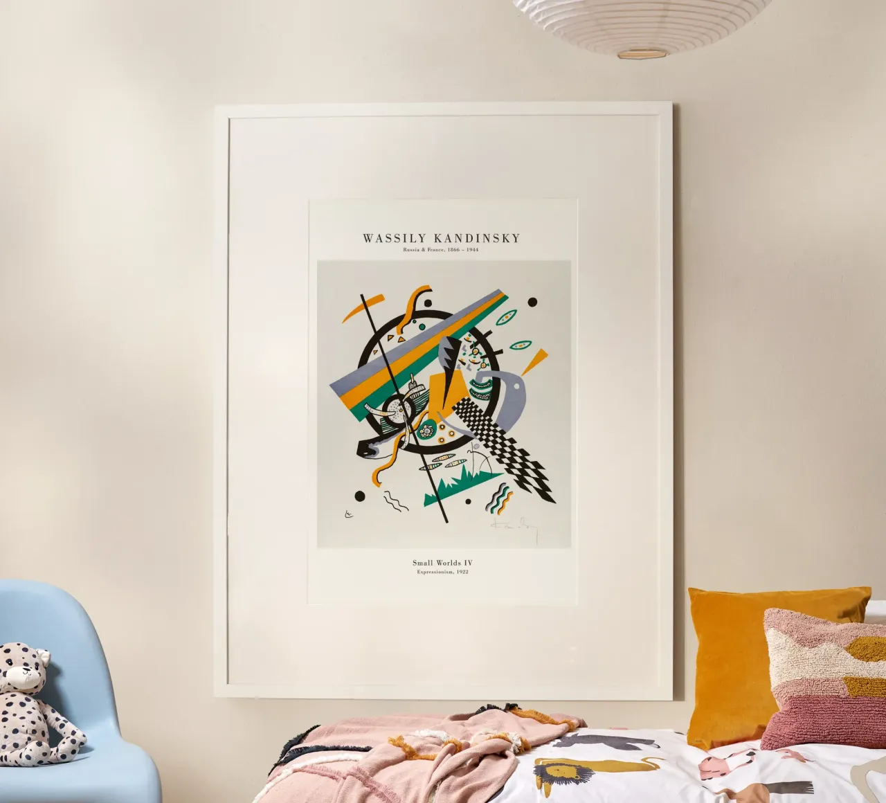 Wassily Kandinsky - Kleine Welten IV carta hahnemühle da Old Masters