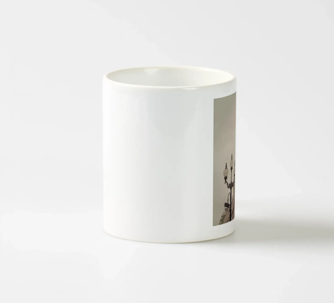 Regent St Square ceramic mug by Keri Bevan