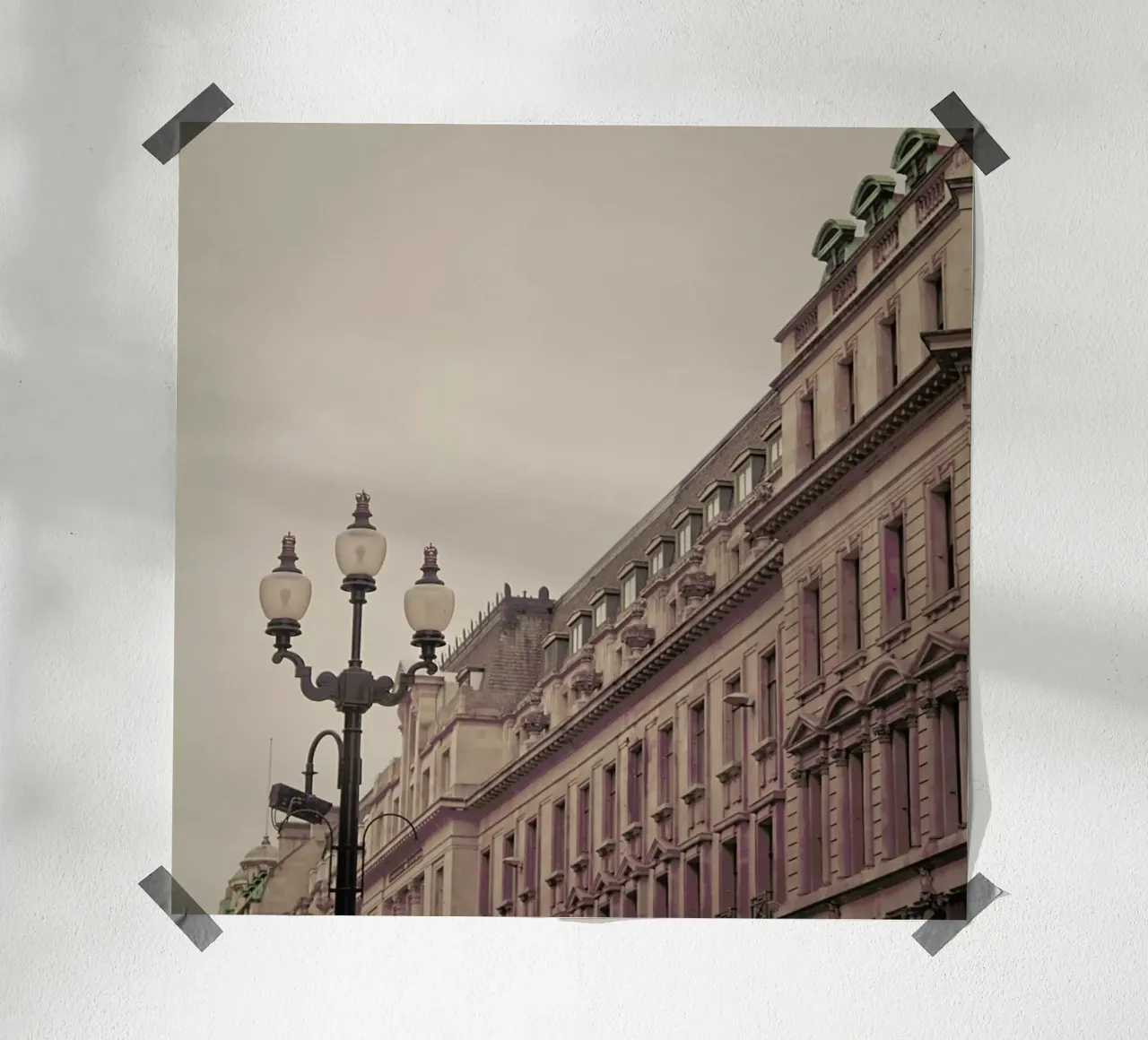 Regent St Square carta hahnemühle da Keri Bevan