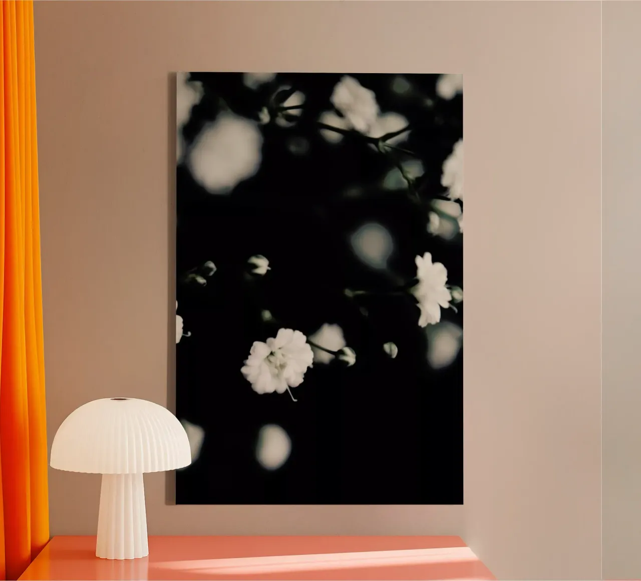 Babys Breath tela con Cornice a cassetta da Ingrid Beddoes