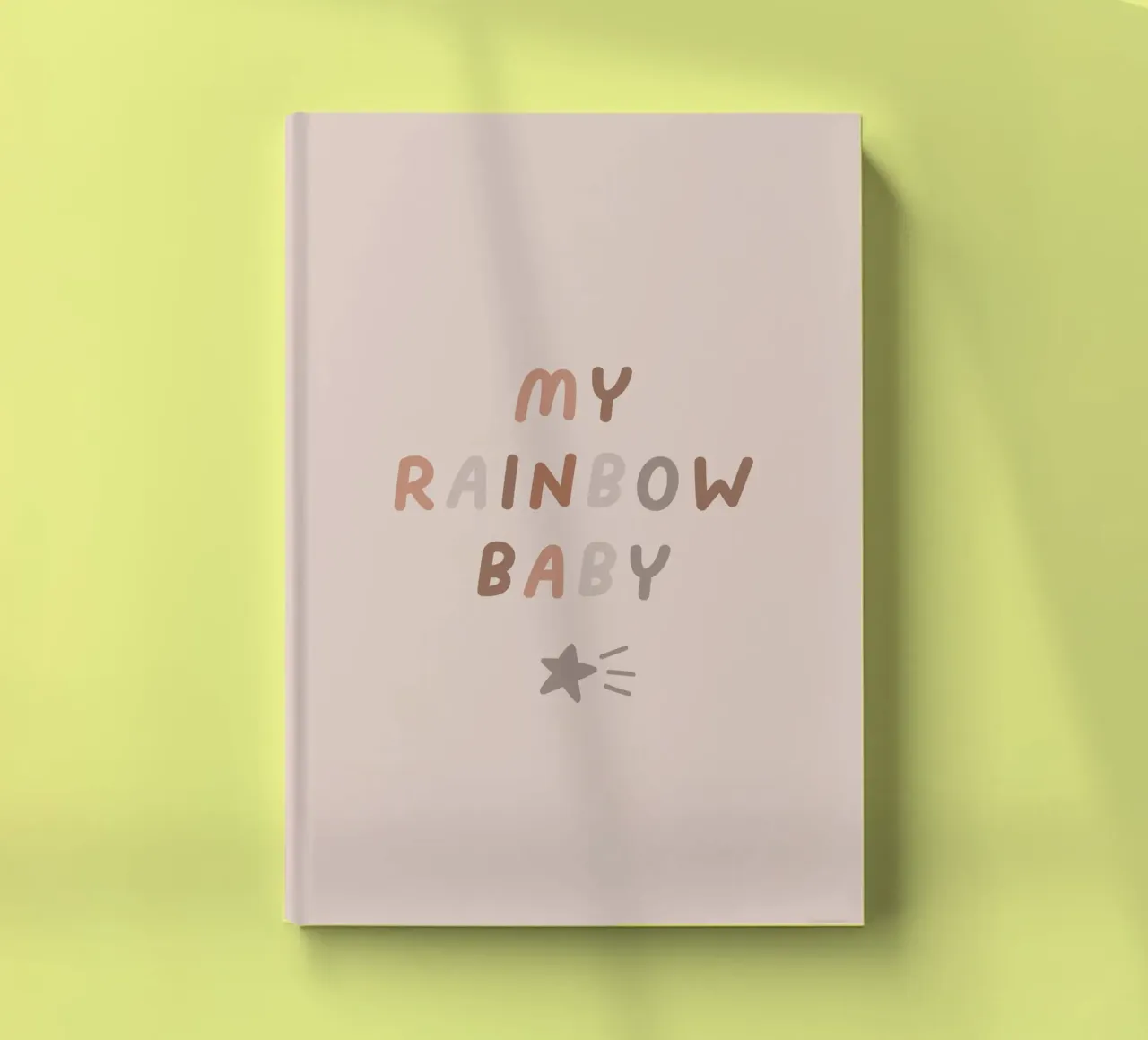 My Rainbow Baby Notizbuch von treechild