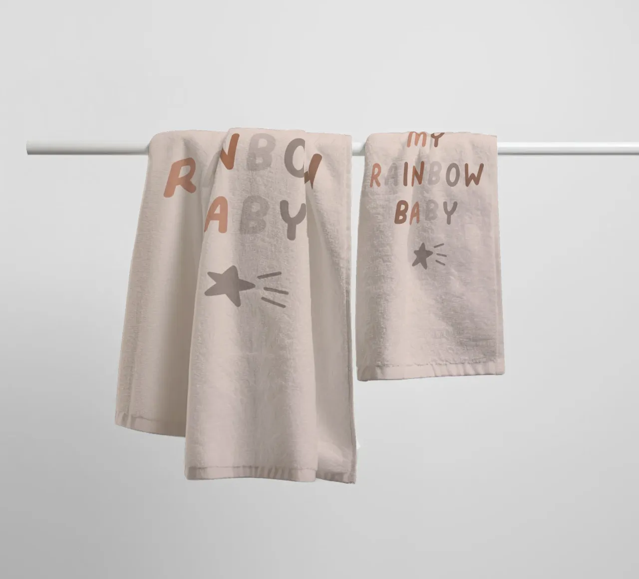 My Rainbow Baby asciugamano da bagno da treechild