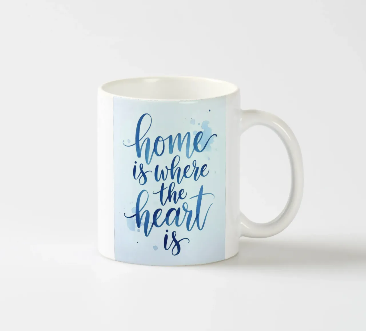 La casa è dove c'è il cuore tazza in ceramica da logic
