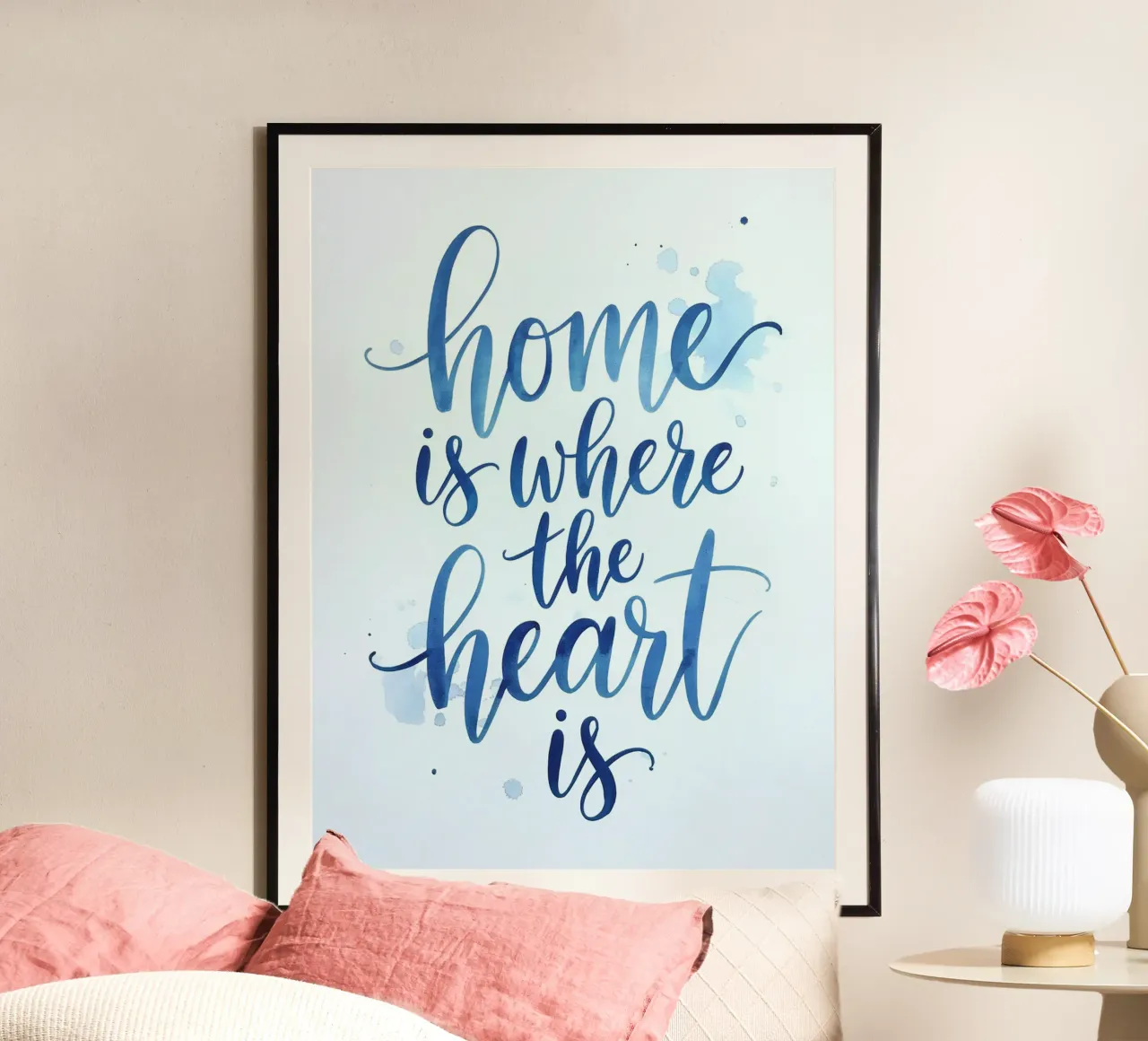 Home is where the heart is poster by logic