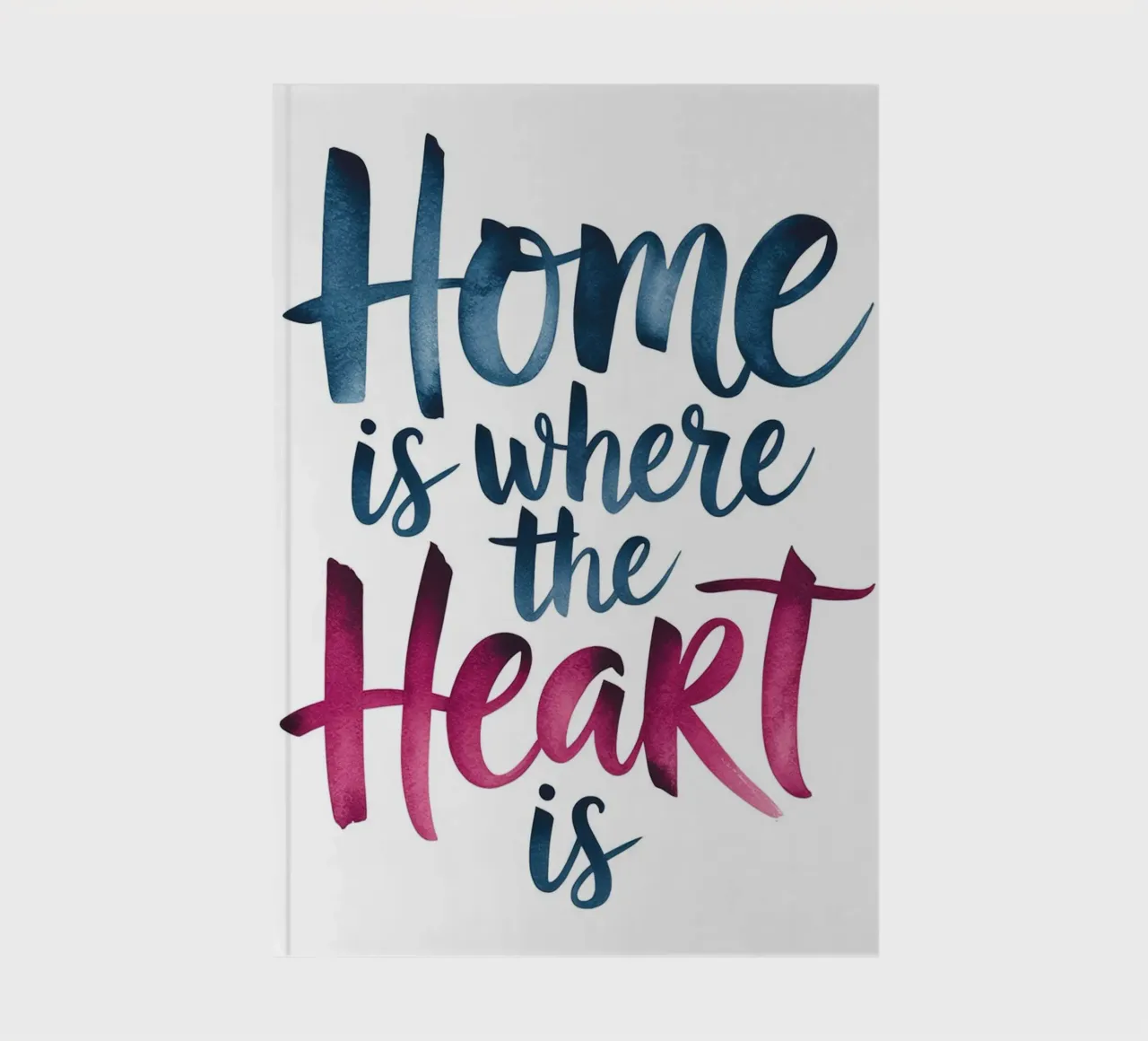 Home is where the heart is notebook by logic