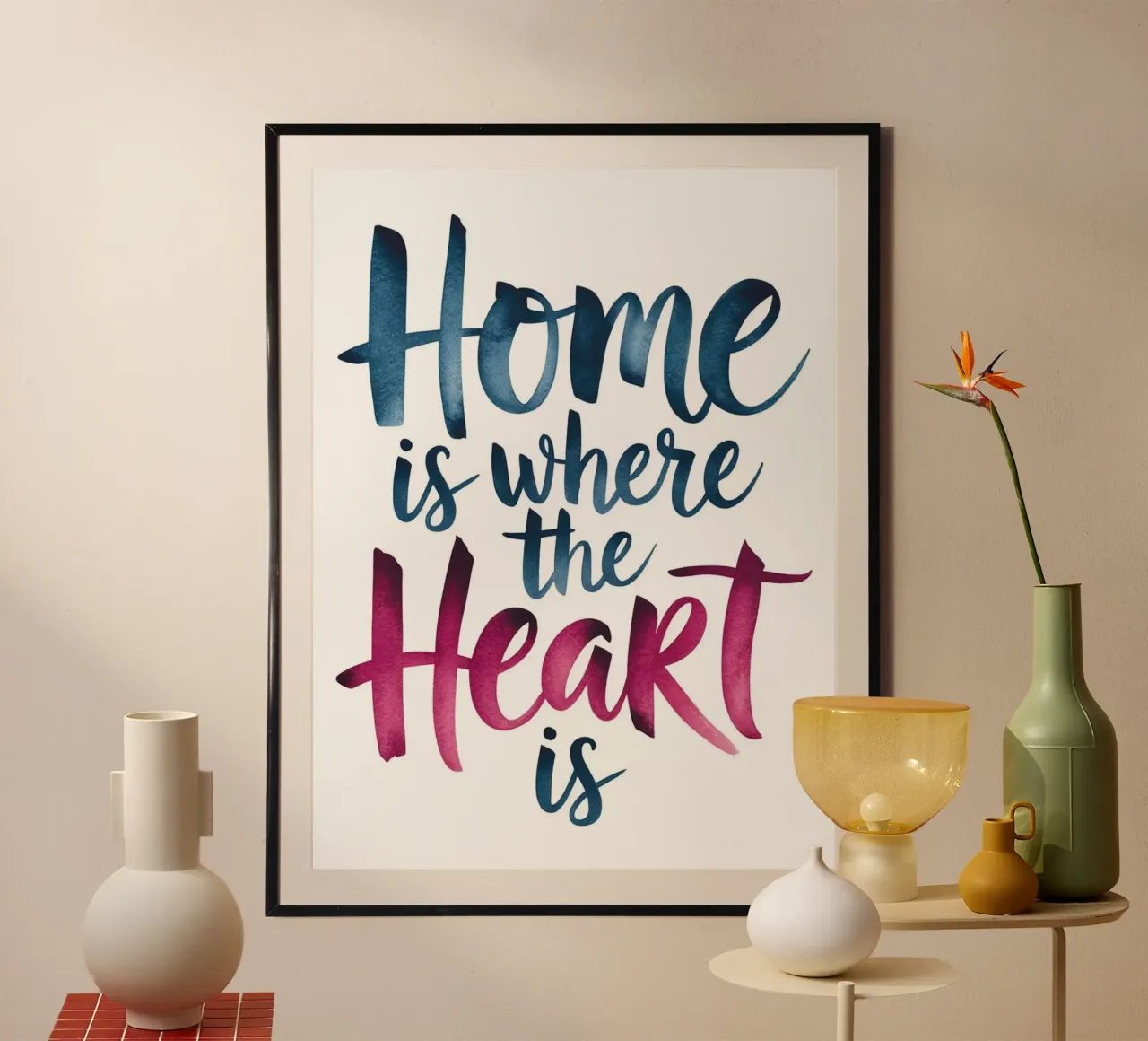 Home is where the heart is hahnemühle by logic