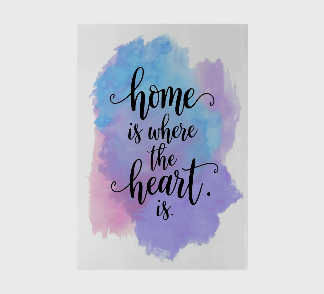 Home is where the heart is notebook by logic