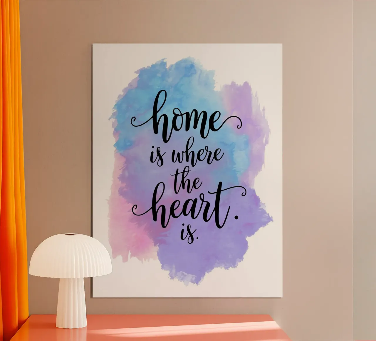 La casa è dove c'è il cuore carta hahnemühle da logic