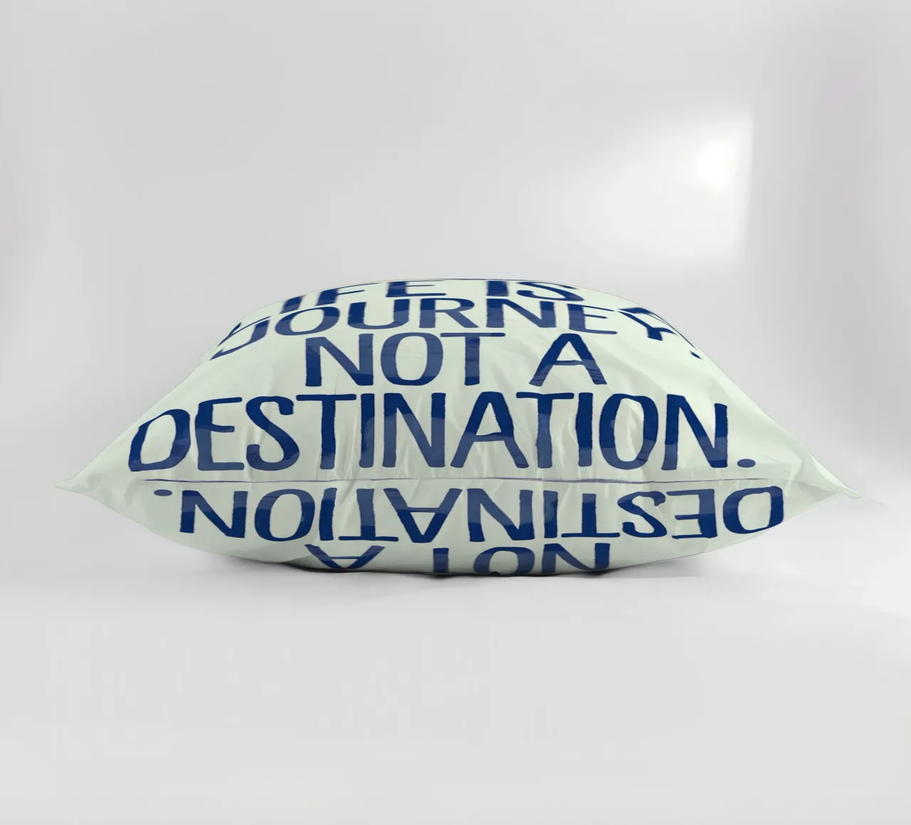 La vita è un viaggio, non una destinazione cuscino da logic