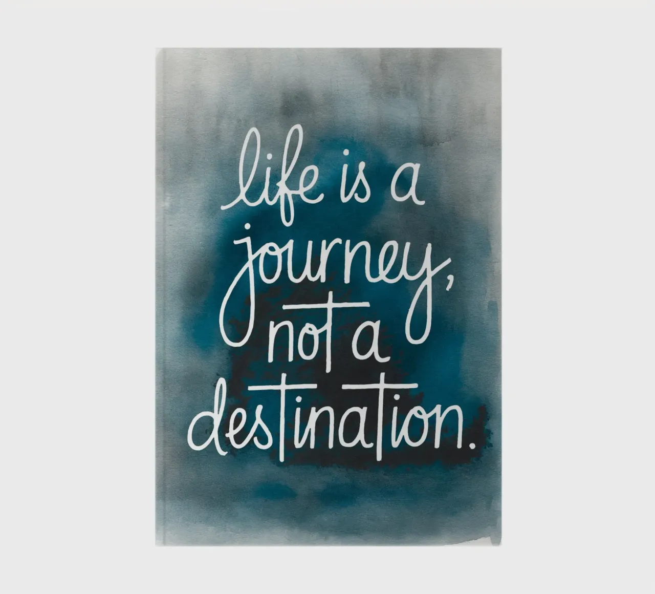Life is a journey, not a destination notebook by logic
