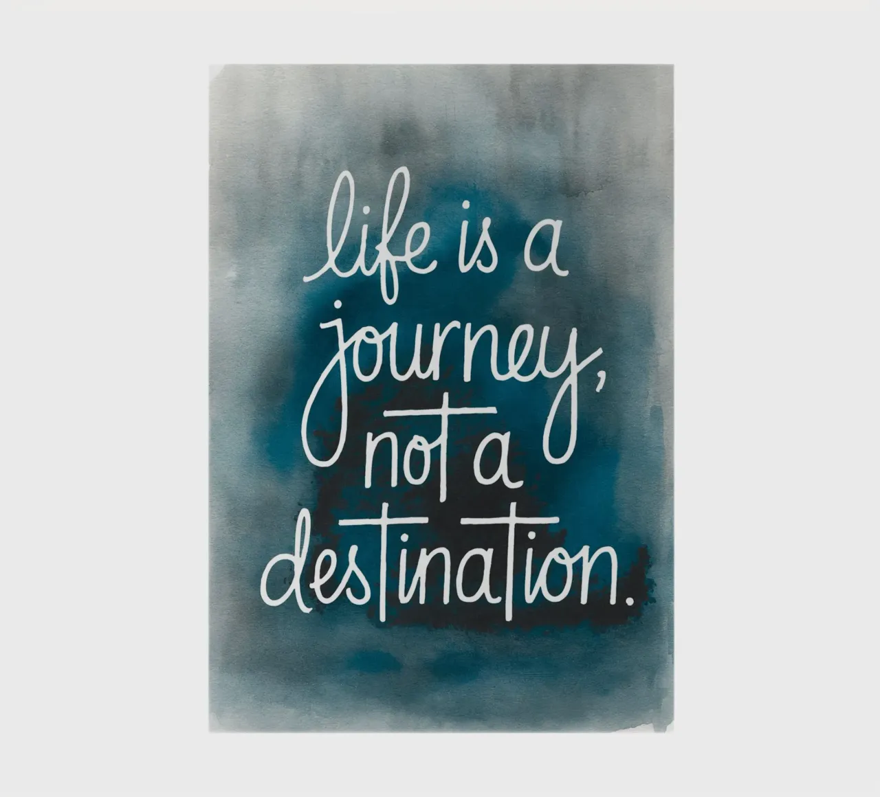Life is a journey, not a destination notebook by logic