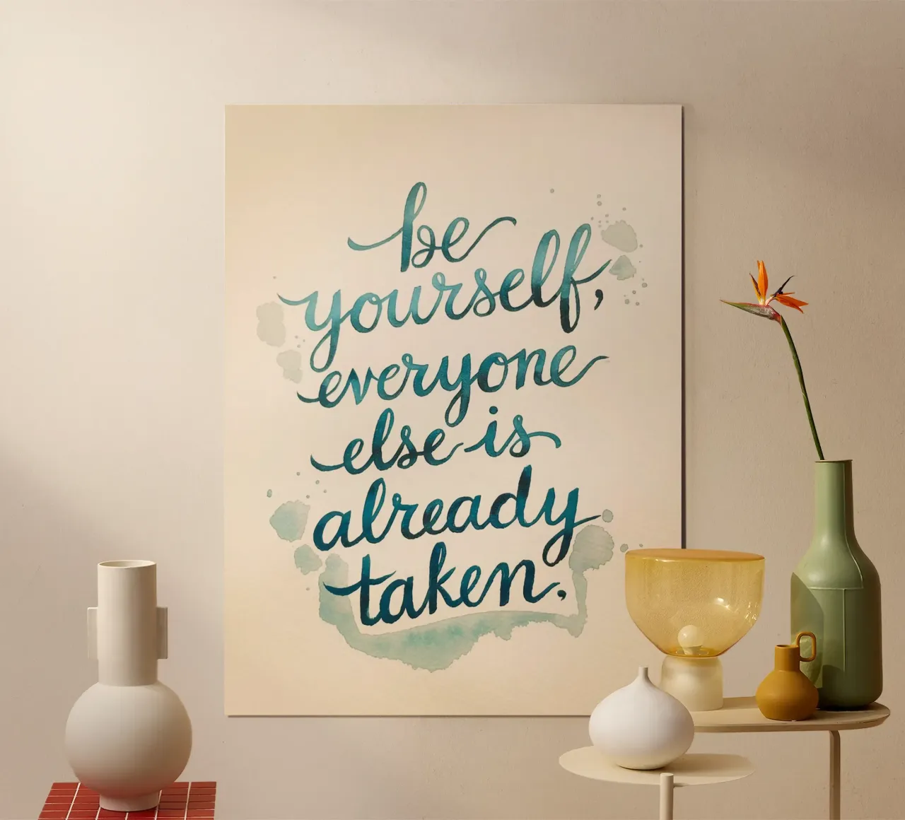 Be yourself, everyone else is already taken hahnemühle by logic