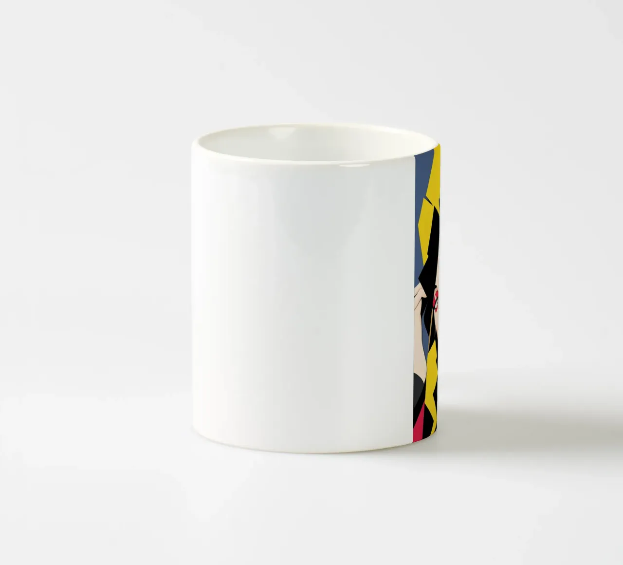 GEOMETRIE RETRÒ: BAUHAUS tazza in ceramica da ART DECO