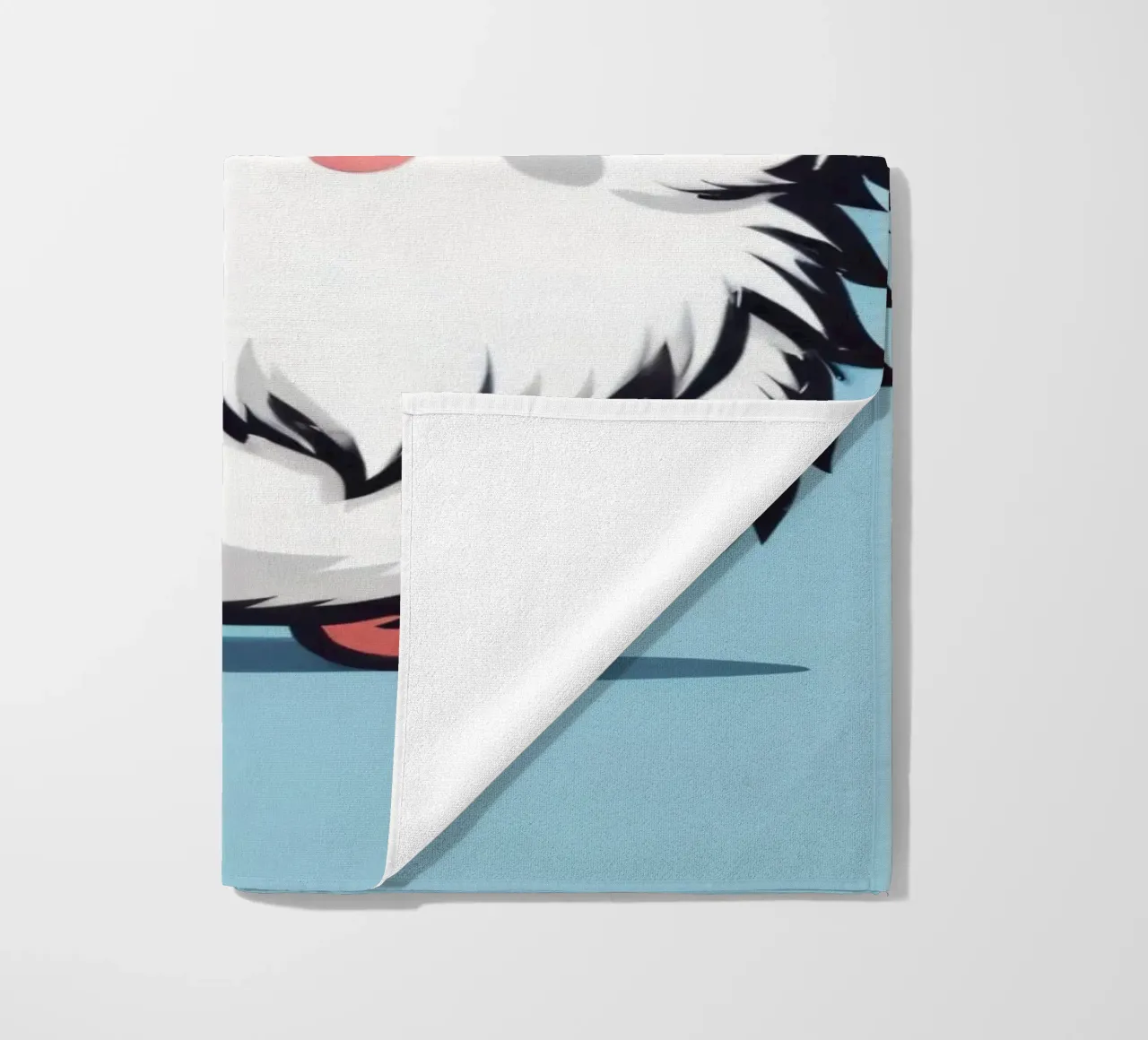 Simpatica creatura soffice con occhiali telo mare da DesignDoodle