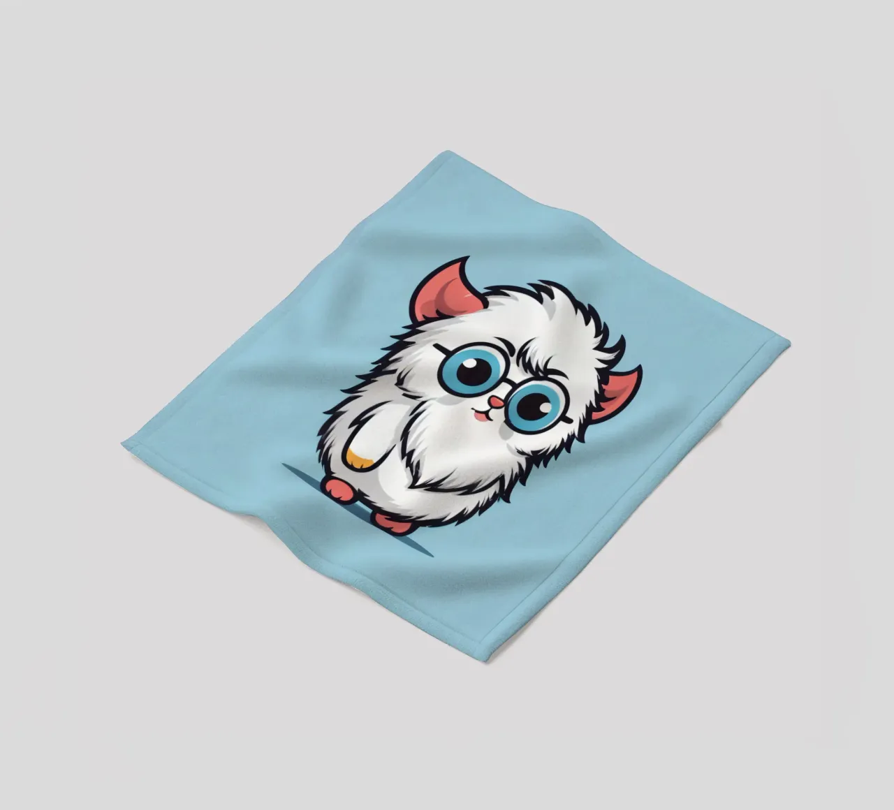 Simpatica creatura soffice con occhiali coperta in pile da DesignDoodle