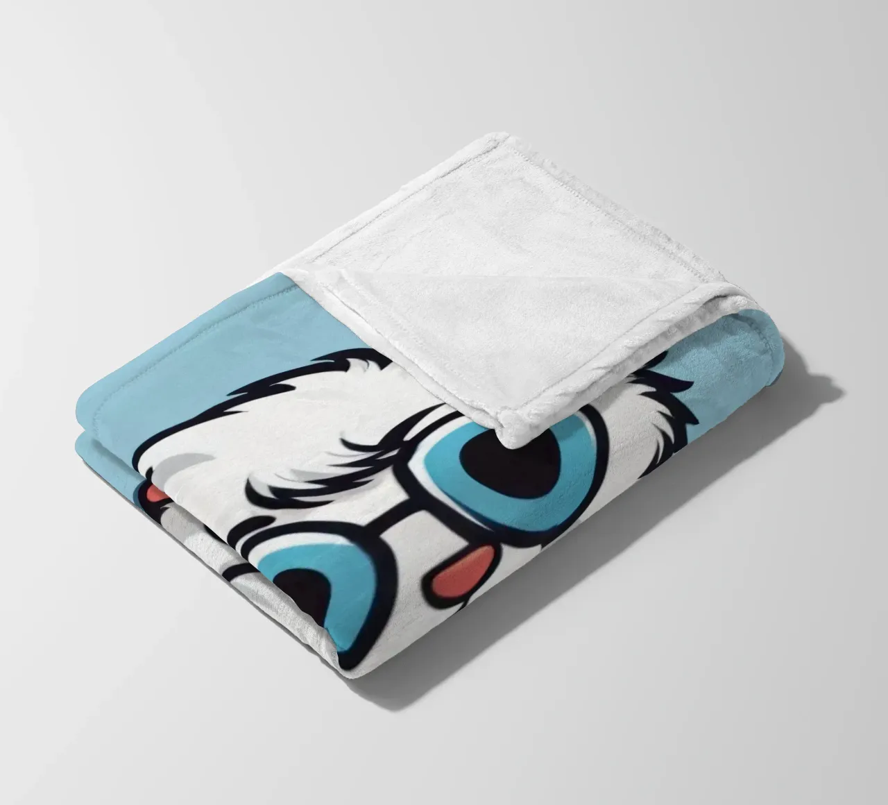 Simpatica creatura soffice con occhiali coperta in pile da DesignDoodle