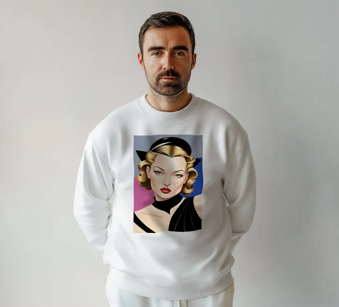 ART DECO GLAMOUR felpa da ART DECO