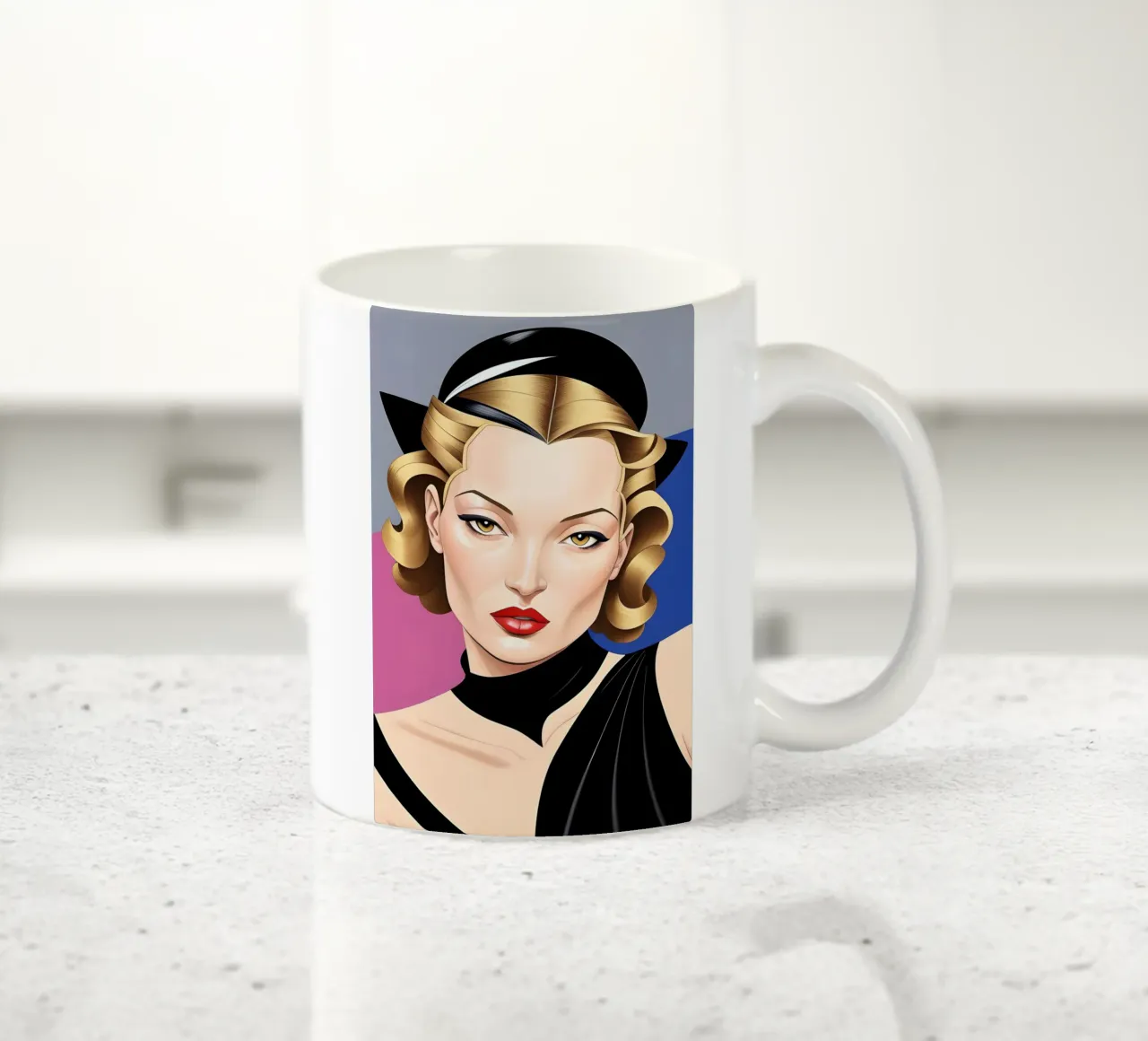 ART DECO GLAMOUR tazza in ceramica da ART DECO