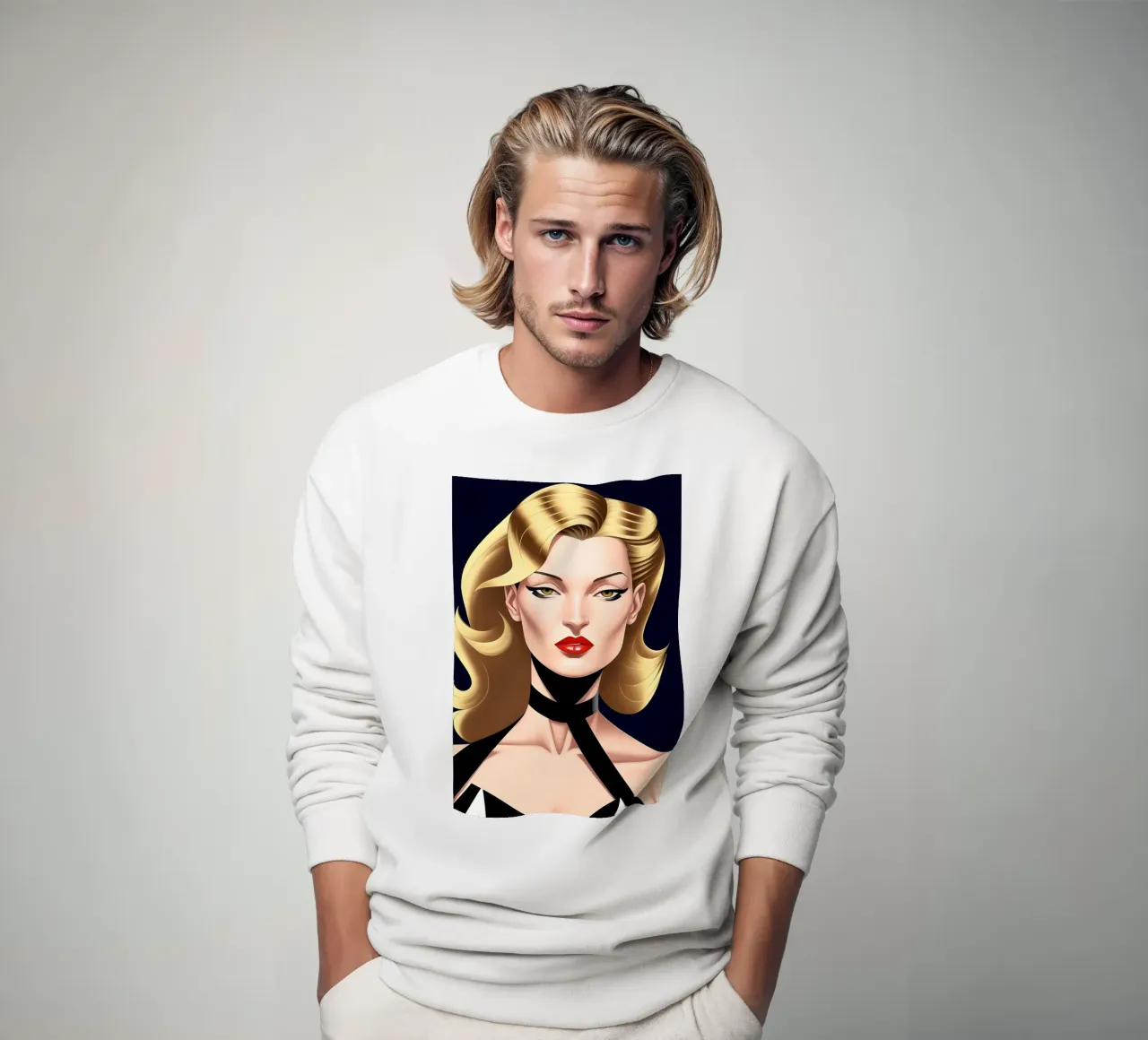 Elegante e sofisticato felpa da ART DECO