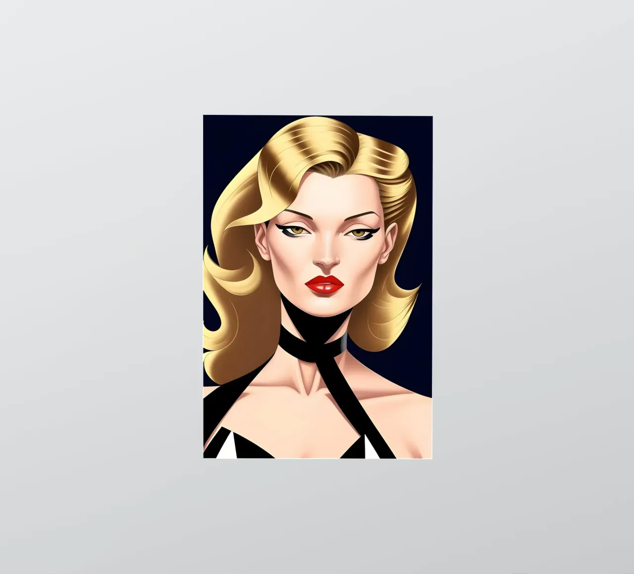 Elegante e sofisticato adesivo da ART DECO