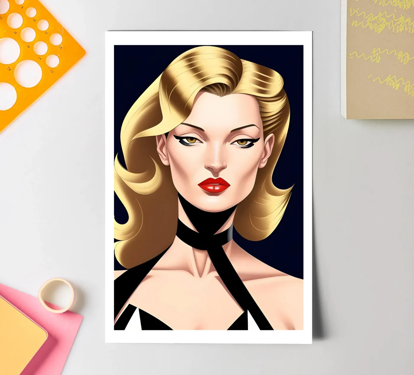 Sleek And Sophisticated foglio adesivo da ART DECO