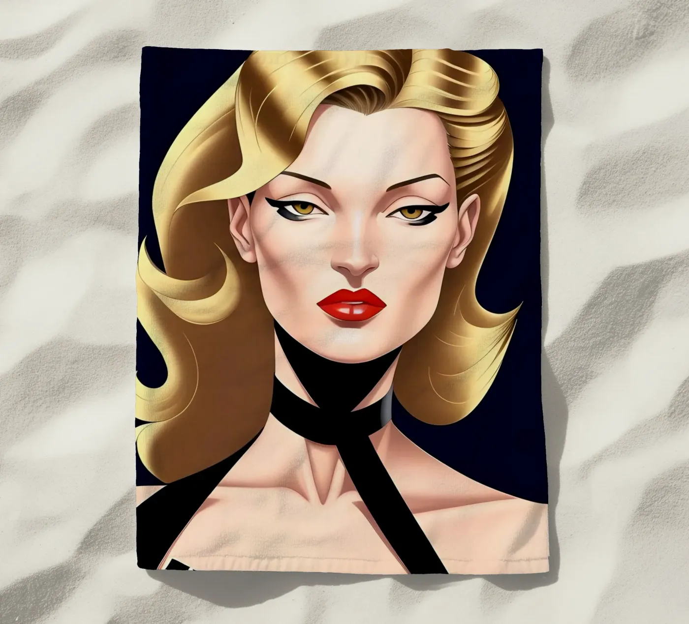 Elegante e sofisticato telo mare da ART DECO