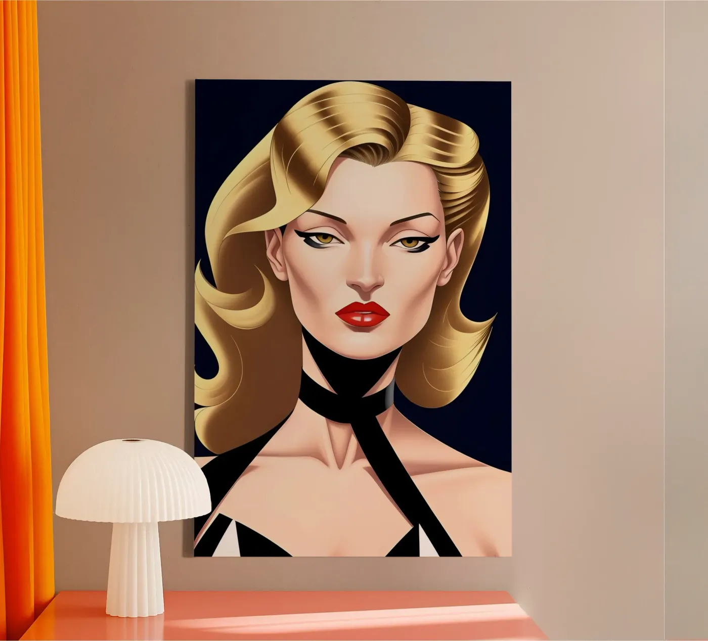 Strak en verfijnd canvas van ART DECO