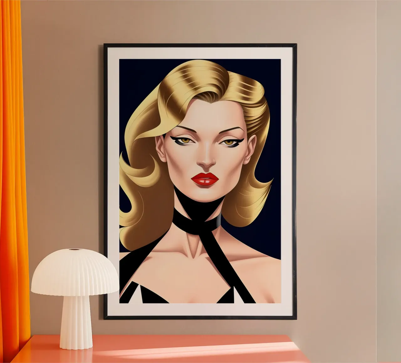 Elegante e sofisticato poster da ART DECO