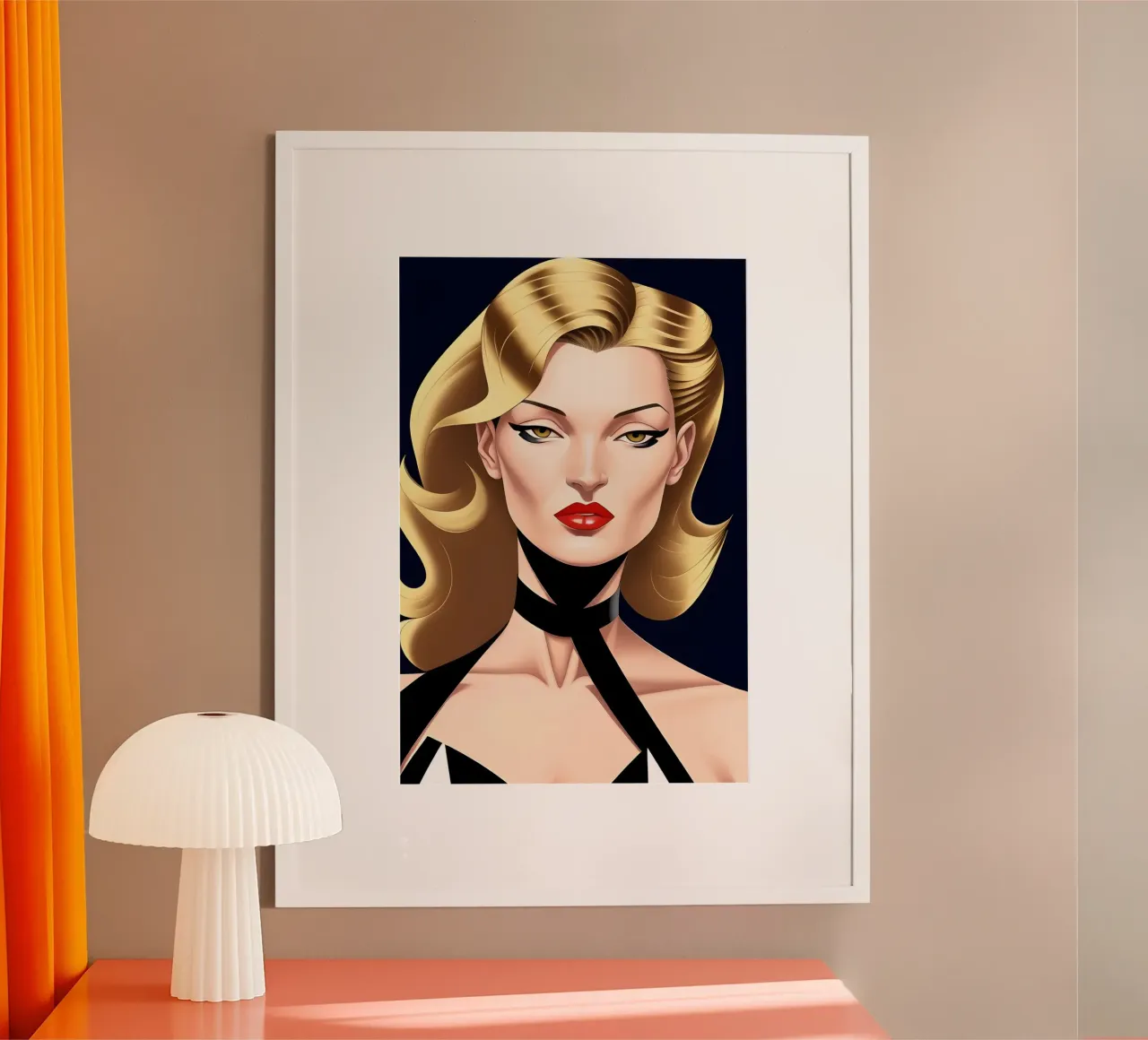 Elegante e sofisticato poster da ART DECO