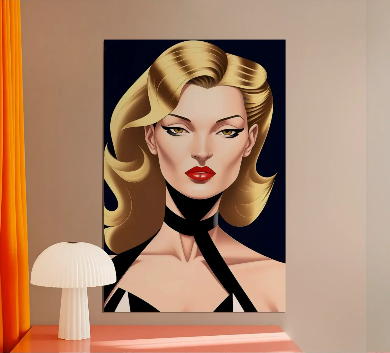 Elegante e sofisticato poster da ART DECO