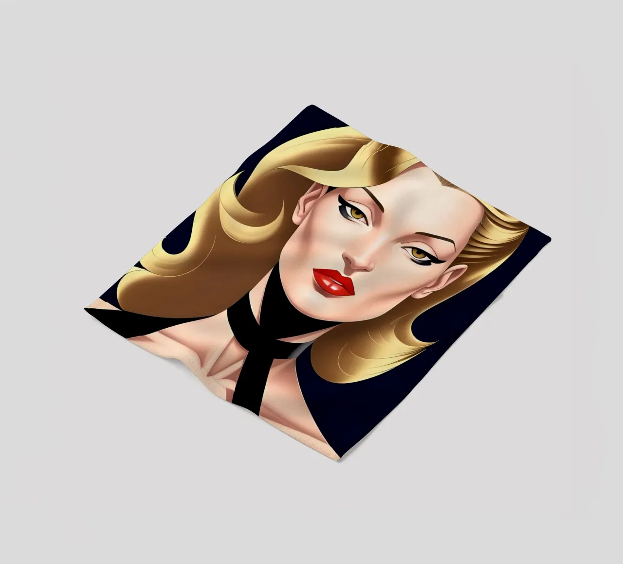 Elegante e sofisticato coperta in pile da ART DECO