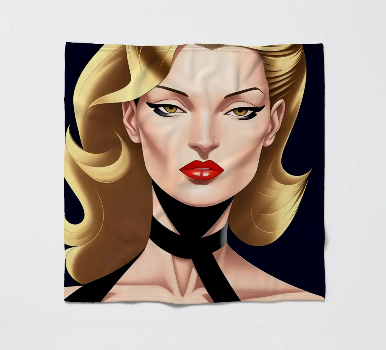 Elegante e sofisticato coperta in pile da ART DECO