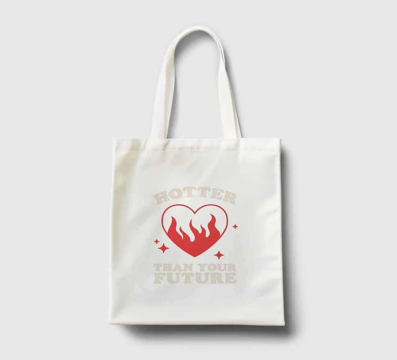 Hotter Than Your Future borsa in juta da edsonramosart