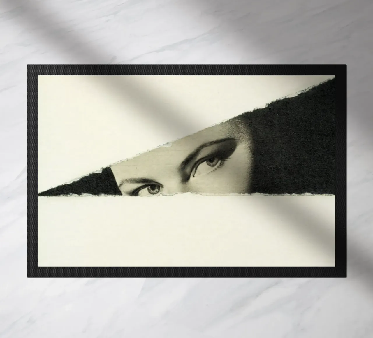 Hideaway doormat by Cassia Beck Collage