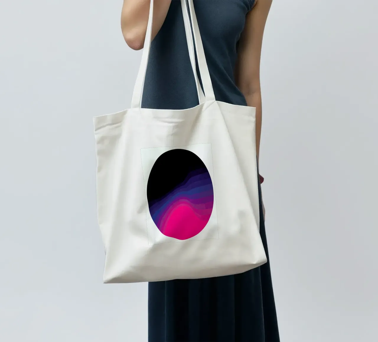 Plot Twist borsa in juta da Abstract 888