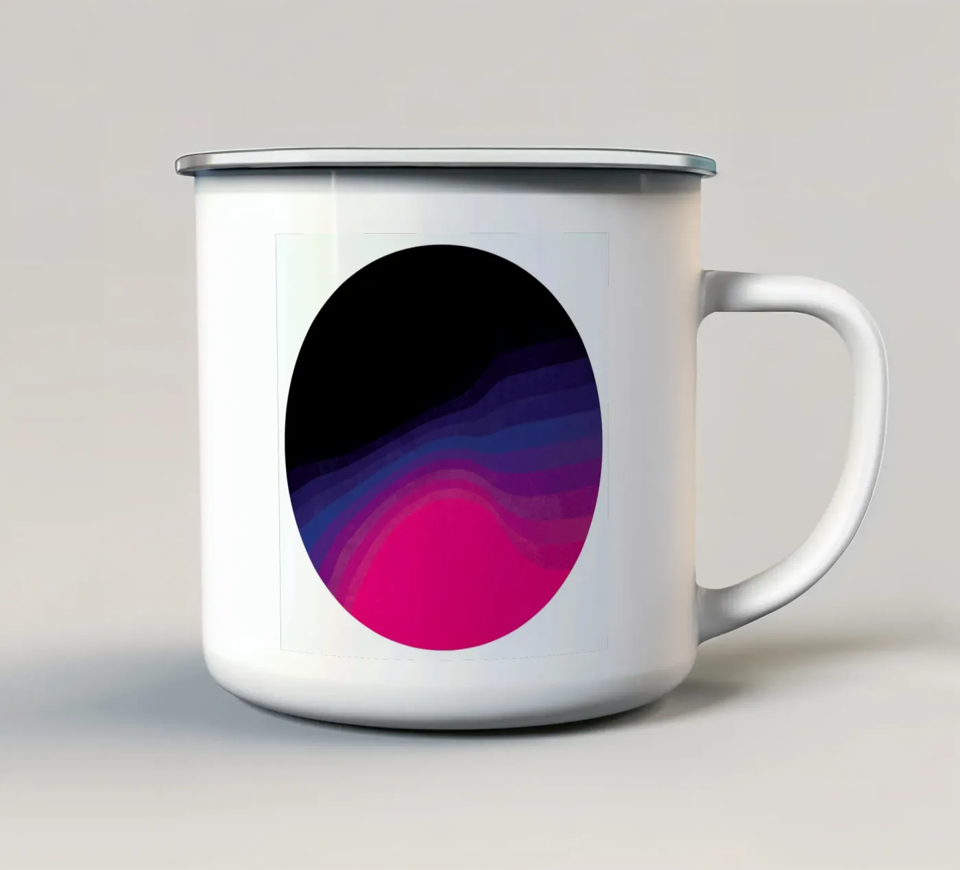 Plot Twist tazza in smalto da Abstract Joy