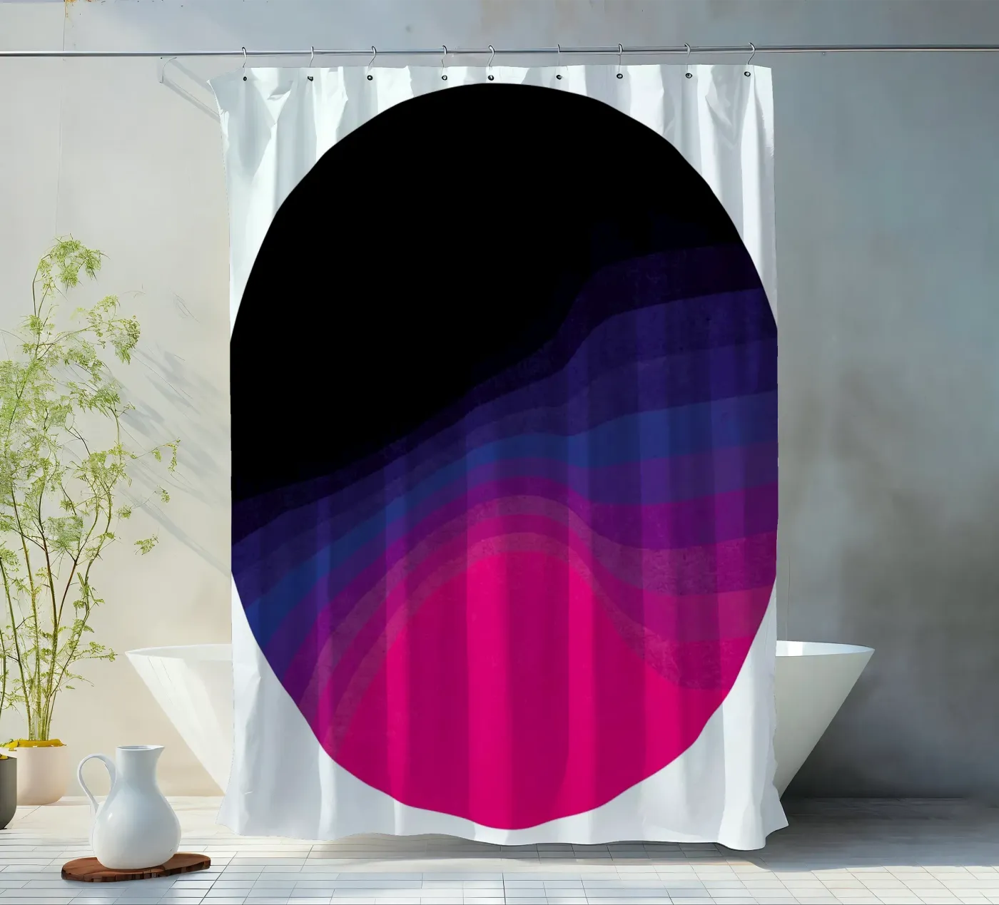 Plot Twist tenda da doccia da Abstract Joy