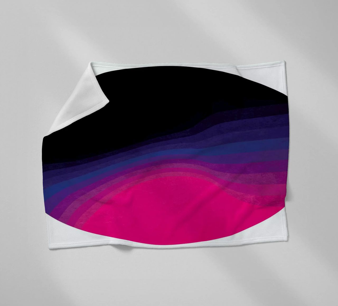 Plot Twist fleece blanket by lovely lines
