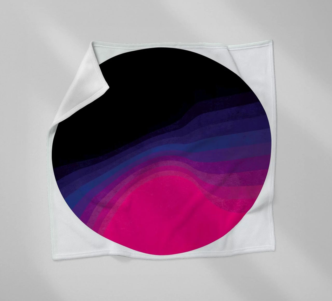 Plot Twist fleece blanket by lovely lines