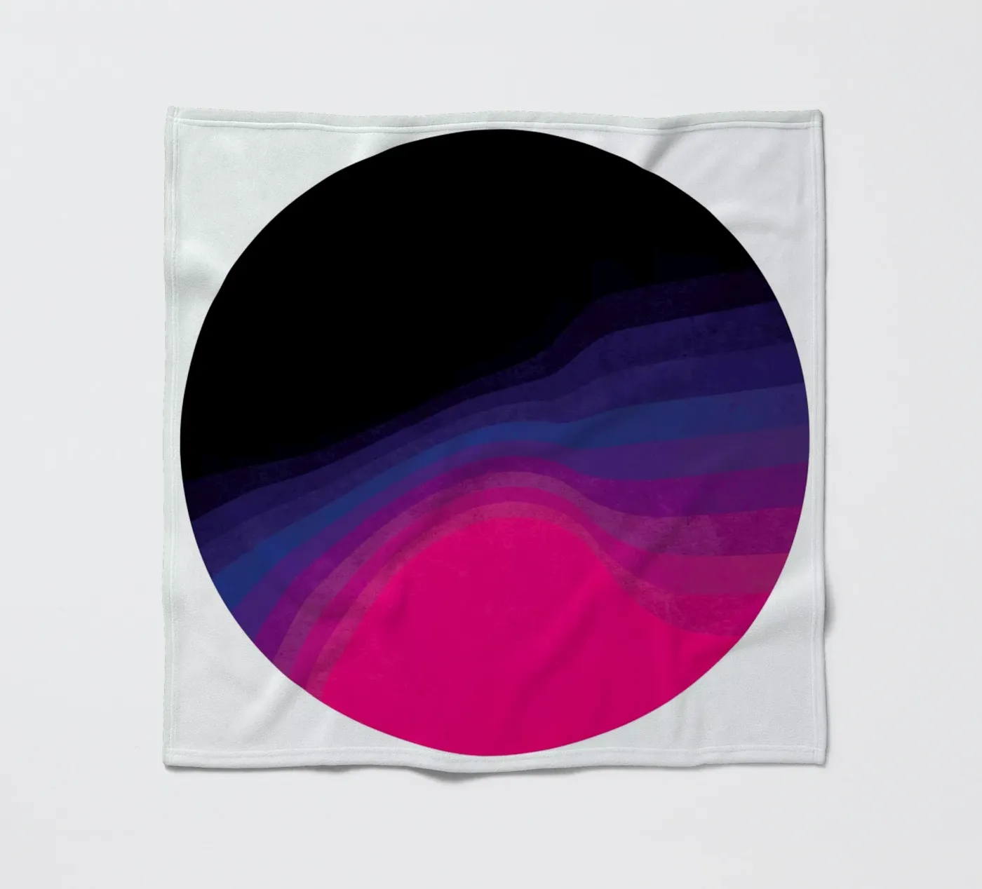 Plot Twist fleece blanket by Lines Inside