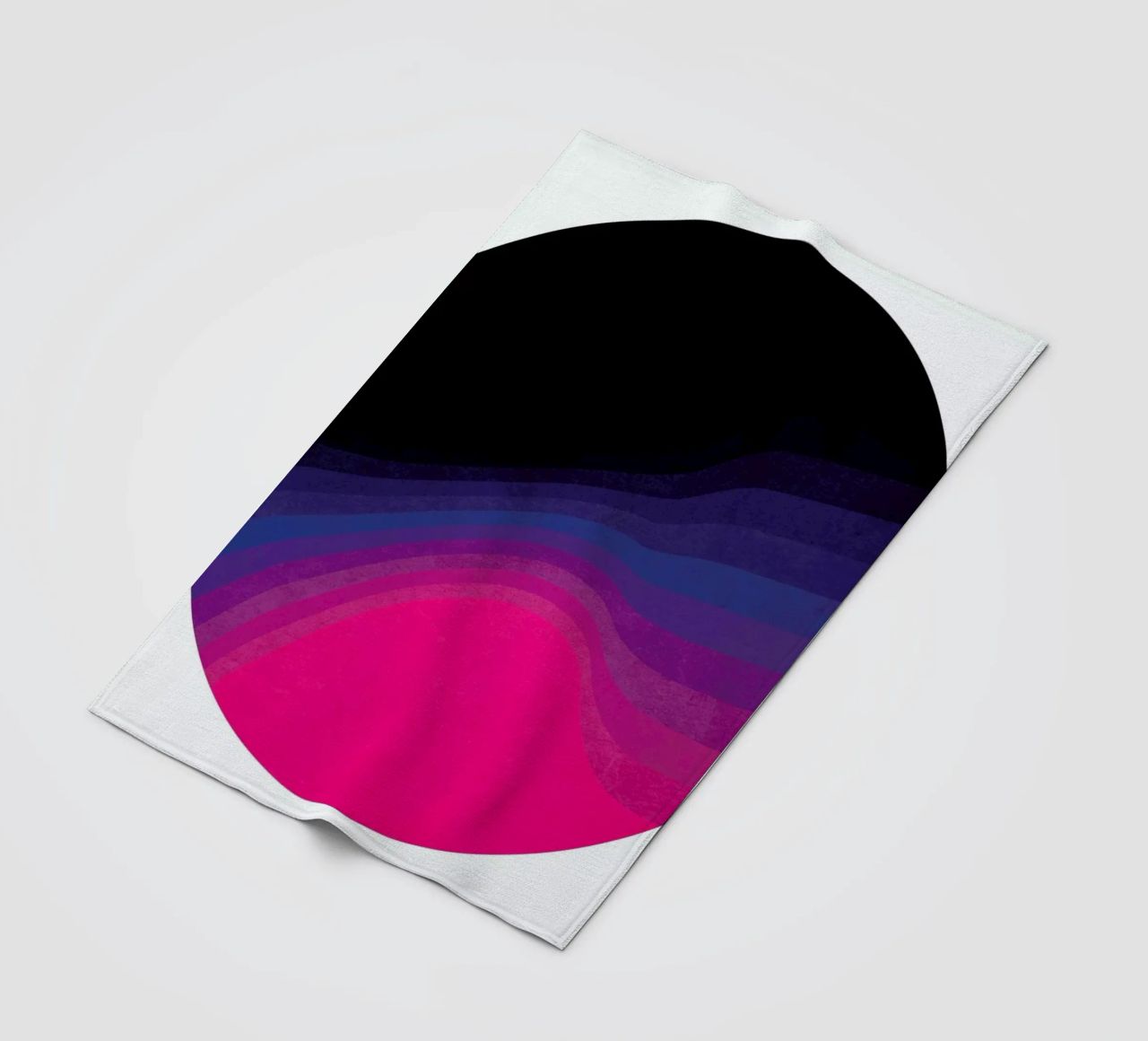 Plot Twist fleece blanket by lovely lines